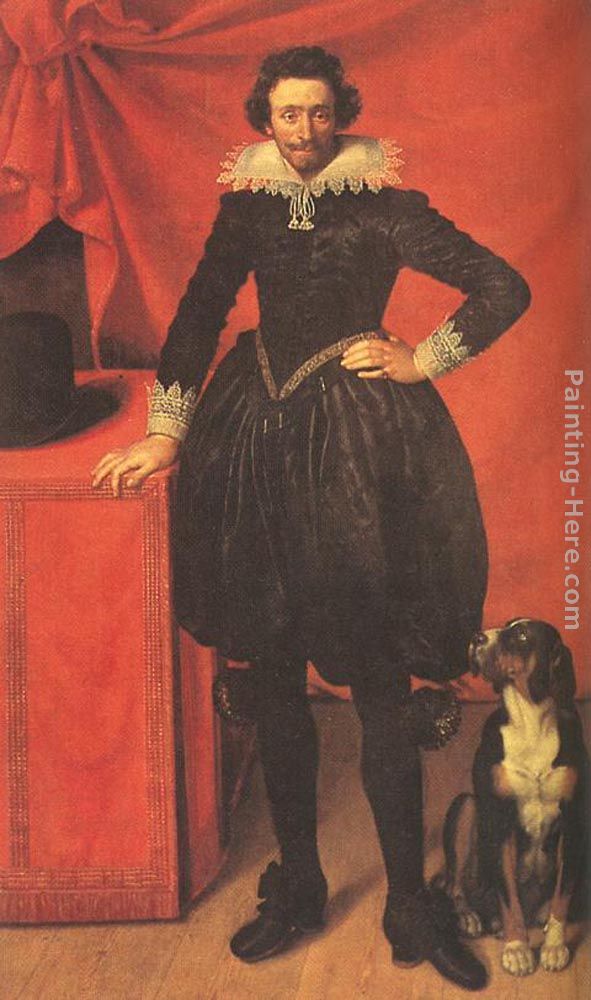 Portrait of Claude de Lorrain, Prince of Chevreuse painting - Frans Pourbus the Younger Portrait of Claude de Lorrain, Prince of Chevreuse art painting